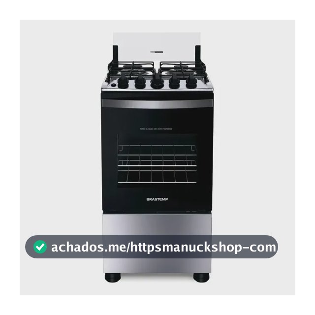 Fogão Brastemp 4 Bocas Inox Bfo4nbr - Bivolt