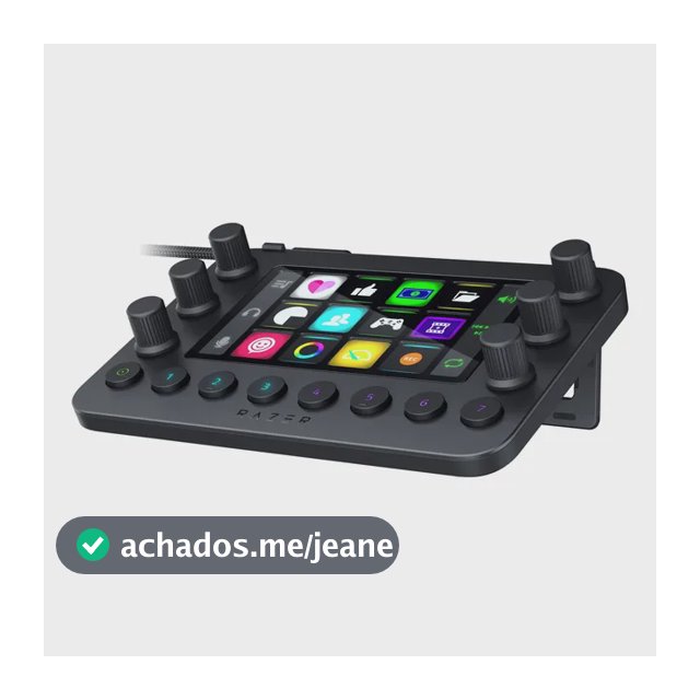 Controlador Razer Stream Para Streaming - 12 Teclas, 6 Mostr Preto