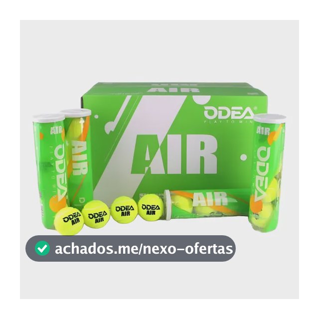 Caixa De Bolas De Tênis Odea Air - (24x4) Caixa Com 96 Bolas Amarelo