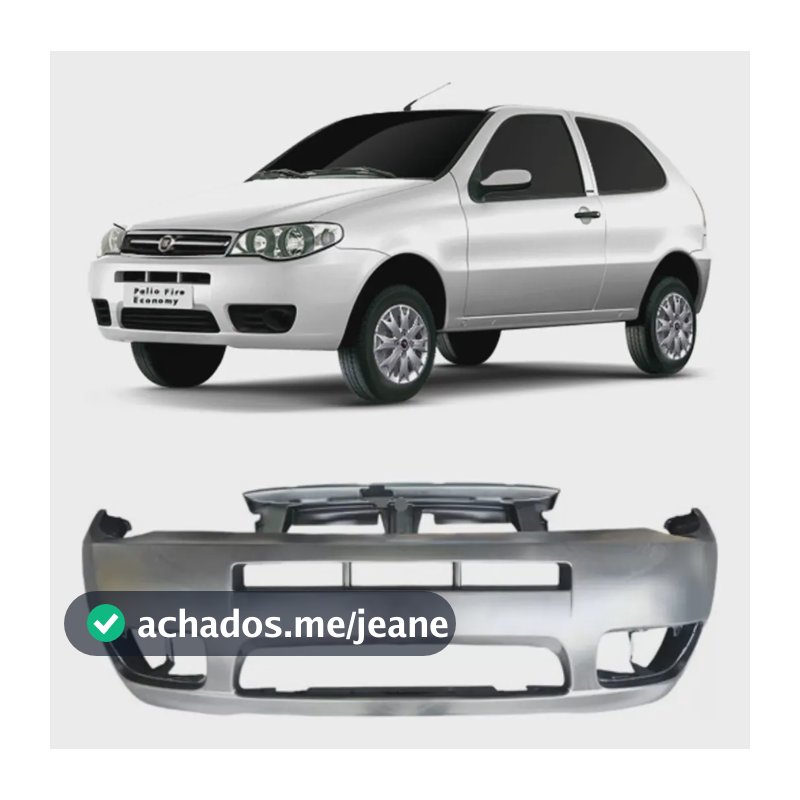 Para-choque Dianteiro Palio 2004 2005 2006 2007 2008 A 2010 Sem Pintura