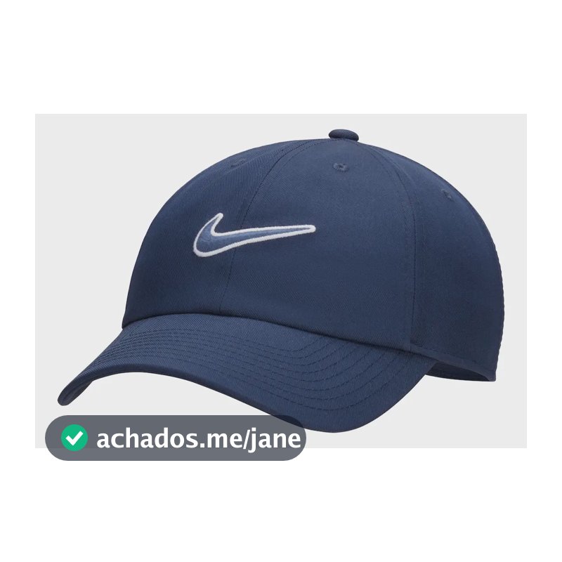 Boné Nike Club Swoosh Unissex Cor Azul-escuro Tamanho G/gg