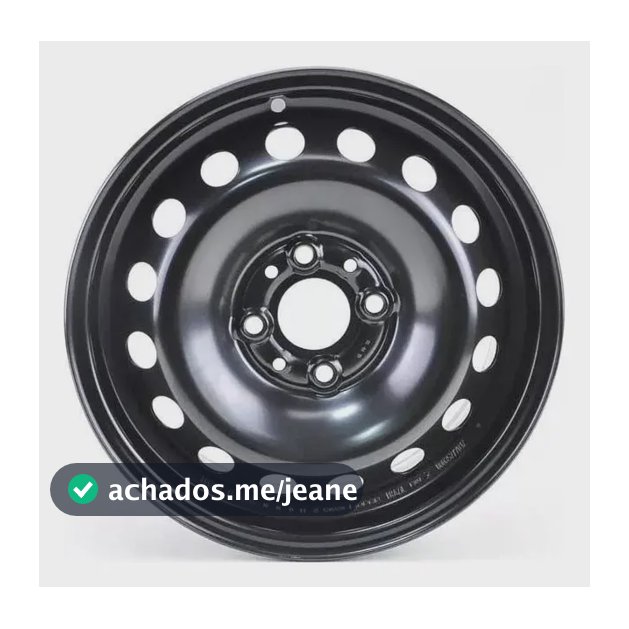 Roda Ferro Aço Aro 14 Fiat Diversos Modelos 52059490 Fiat Cor Preto