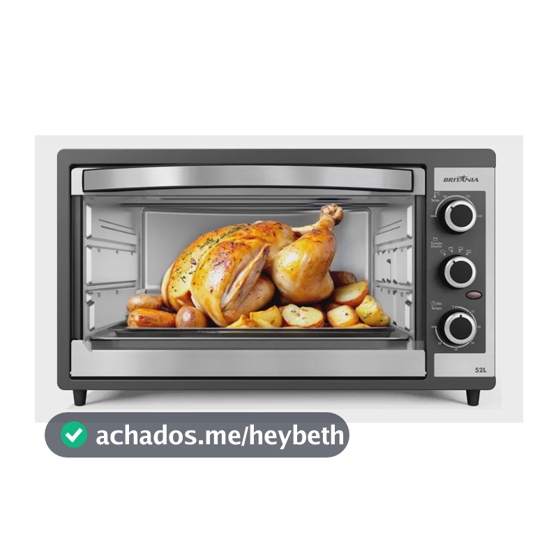 Forno Elétrico Britânia 52l Dupla Resistência Bfe55p