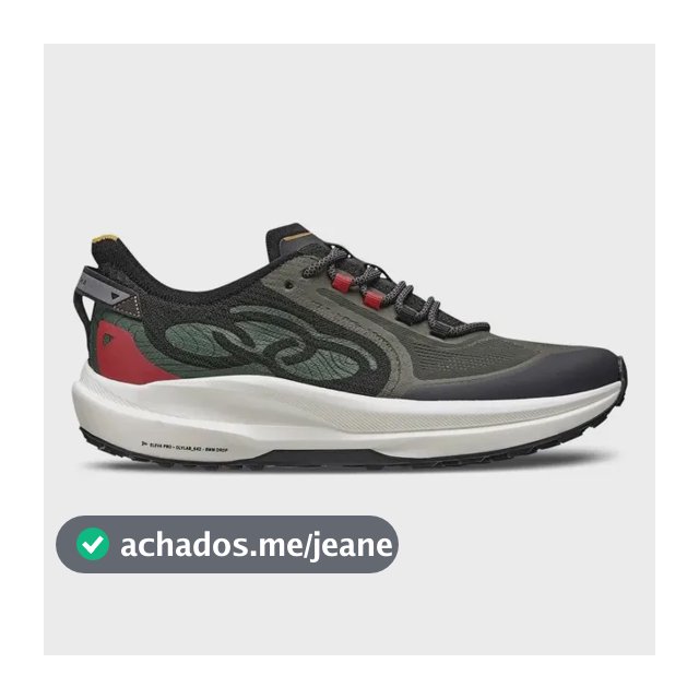 Tênis Olympikus Corre Trilha Militar/preto Original Militar/preto Geométrico 37 Br