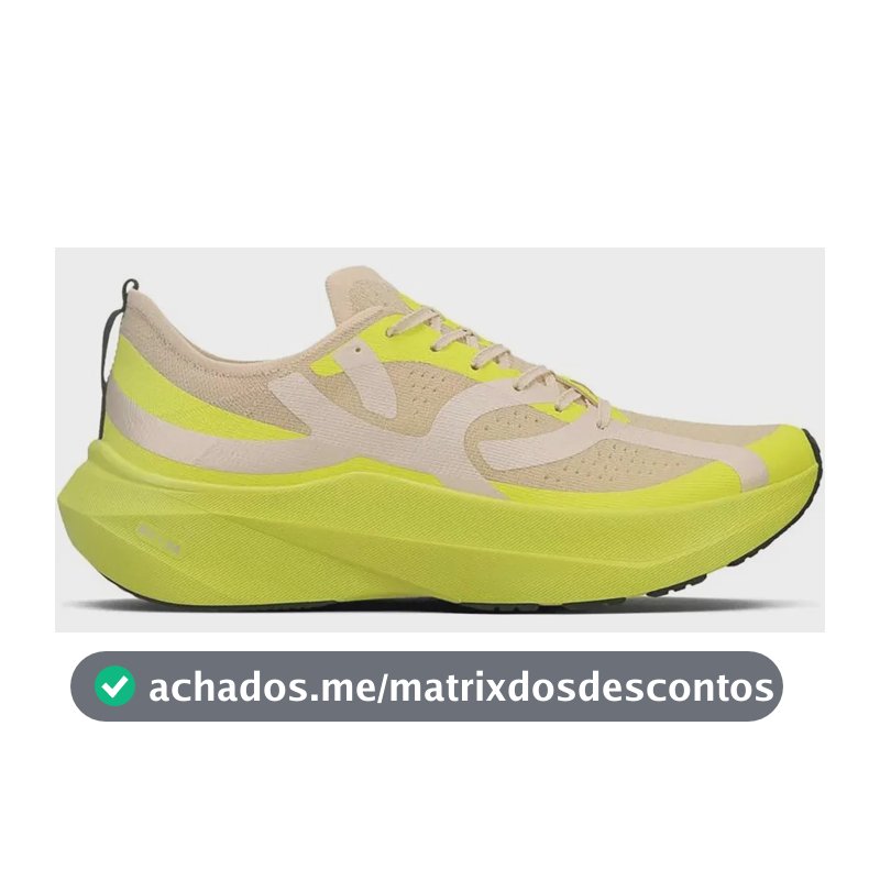 Tênis De Corrida Olympikus Corre 5 Unissex Amarelo Mesh 36 Br