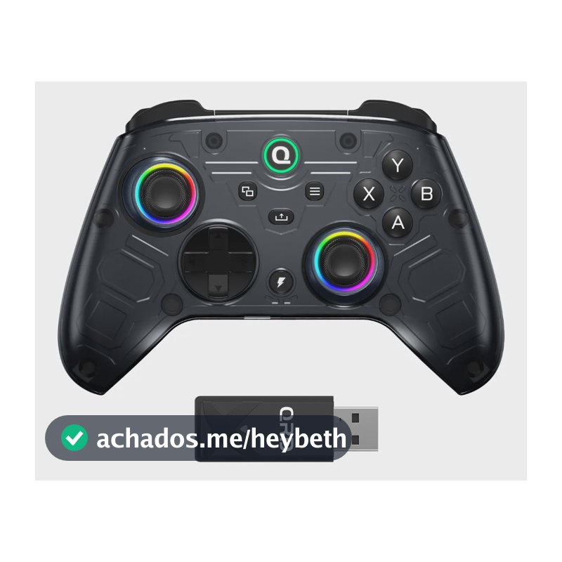 Controle Sem Fio Qrd Ferrox M5 Para Xbox Series X/s Xbox One Preto