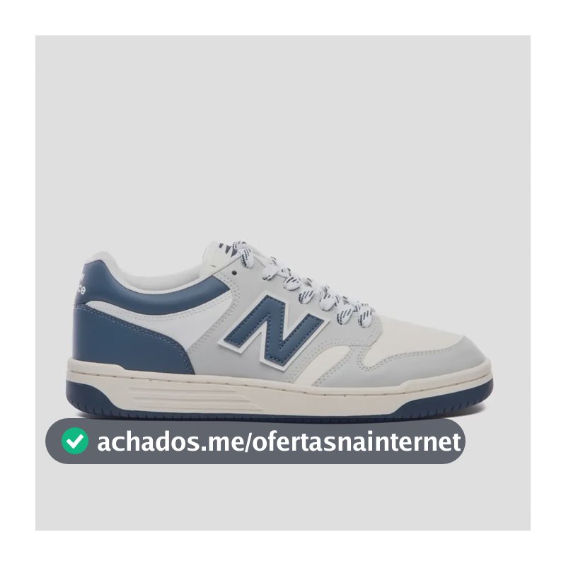 Tênis New Balance Nb 480 Low Marinho/cinza 42 Br