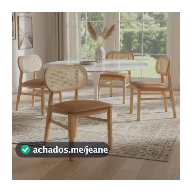 Cadeira Madeira Macica Para Cozinha E Mesa De Jantar Kit 2pç