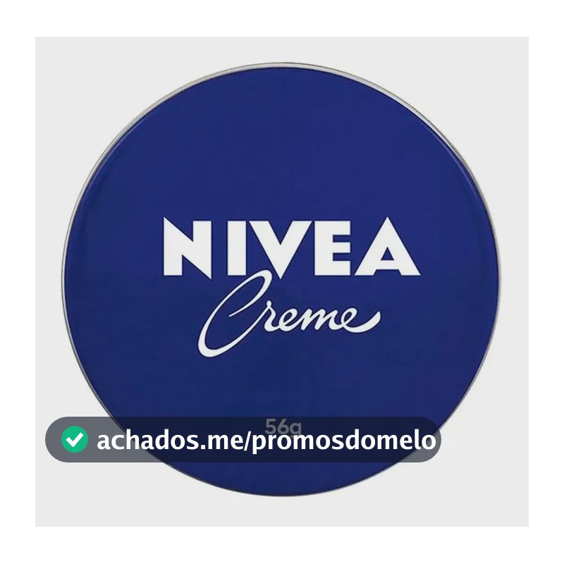NIVEA Creme Hidratante Lata 56g, Hidratação Profunda 24h, Corporal, Multibenefícios, Todas as Peles