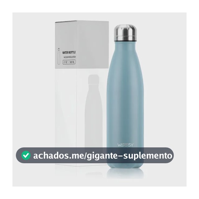 Garrafa Térmica Inox 500ml Para Bebida Fria E Quente