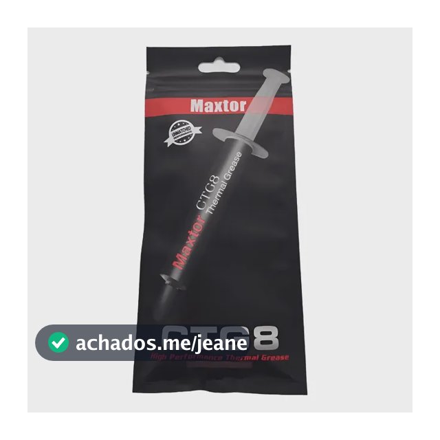 Pasta Térmica Maxtor Ctg8 2g 12.8 W/mk Pc Ps4 Xbox Overclock Cinza
