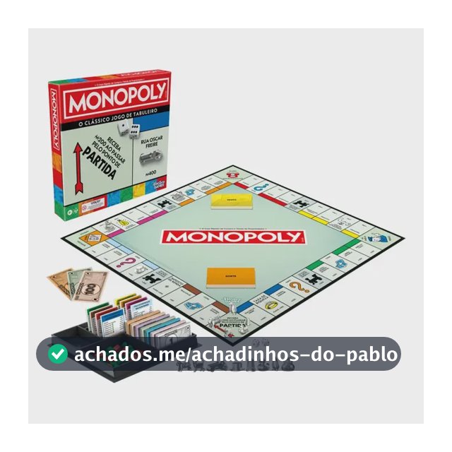 Jogo Monopoly Classic Refresh G0009 Hasbro