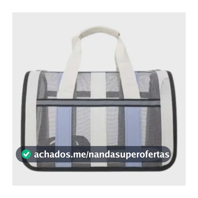 Bolsa De Transporte Pet Cães Gatos Resistente Aéreo Até 8kg Cor Azul