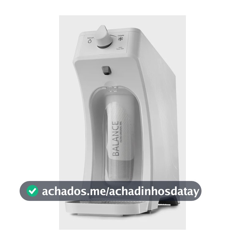 Purificador de Água Gelada Fria e Natural Eletrônico Ibbl E-due Equilibrium Branco