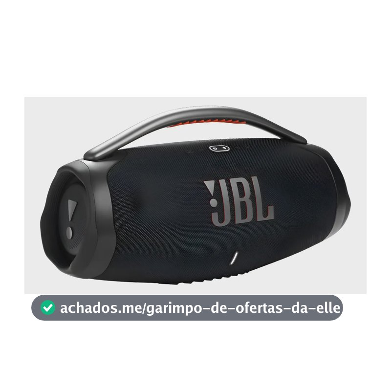 Caixa De Som Bluetooth Jbl Boombox 3 Preto Black 127/220v