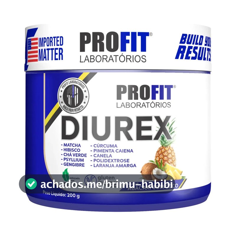 Diurex Suplemento Alimentar 200g Abacaxi Com Coco - Profit Laboratórios