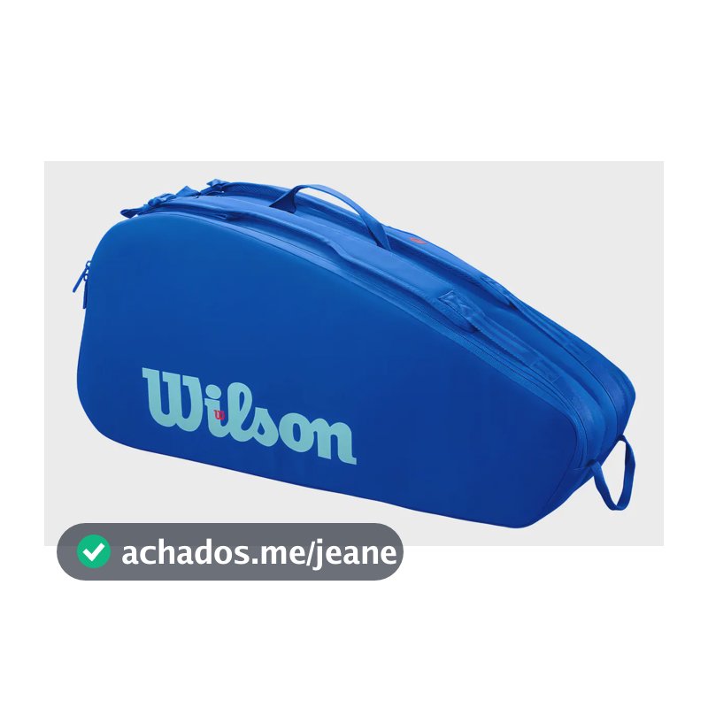 Raqueteira Wilson Ultra V5 Tour 6pack - Unissex Cor Azul