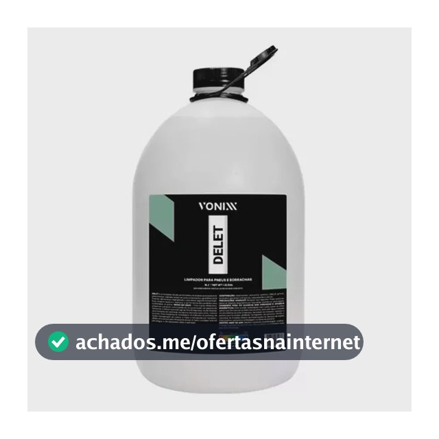 Delet Limpador Para Pneus E Borrachas 5l - Vonixx