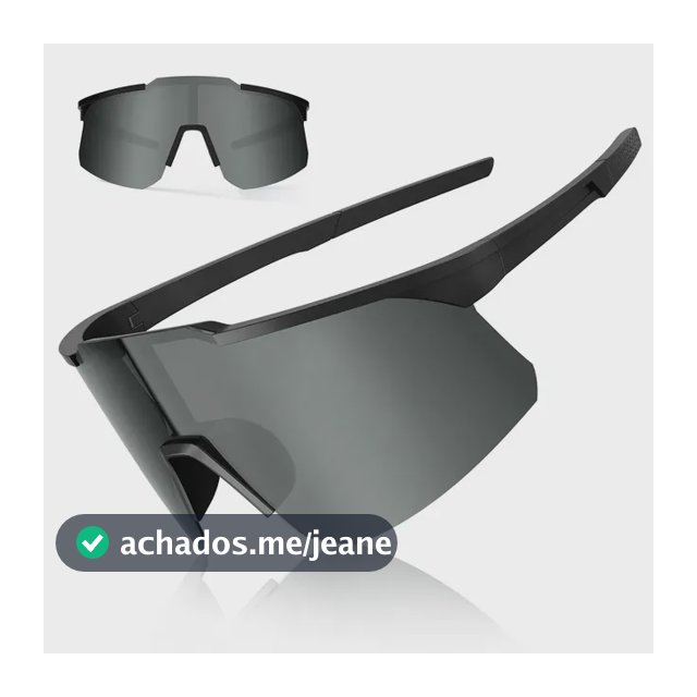 Forestory Óculos Esportivo De Sol Ciclismo Corrida Beach Tennis Uv400 Cor Preta