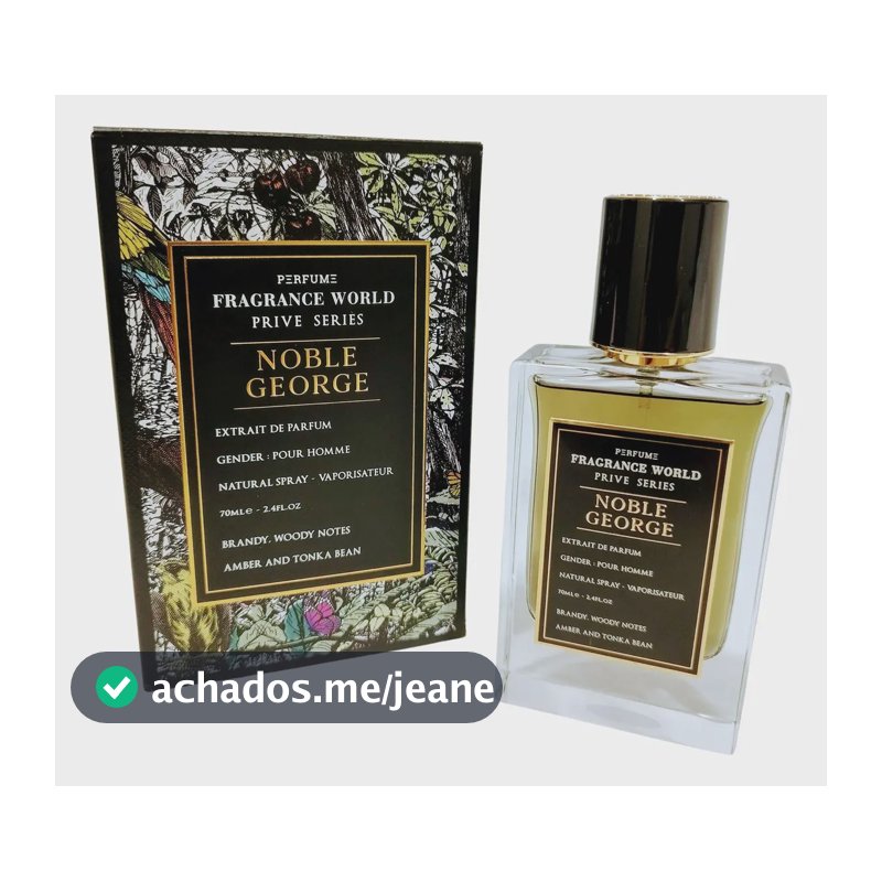 Perfume Fragrance World Noble George Eau de Parfum 70ml