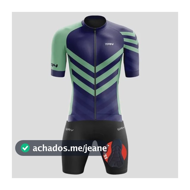 Conjunto Kit Ciclismo Masculino Camisa Bermuda Acolchoada Uv