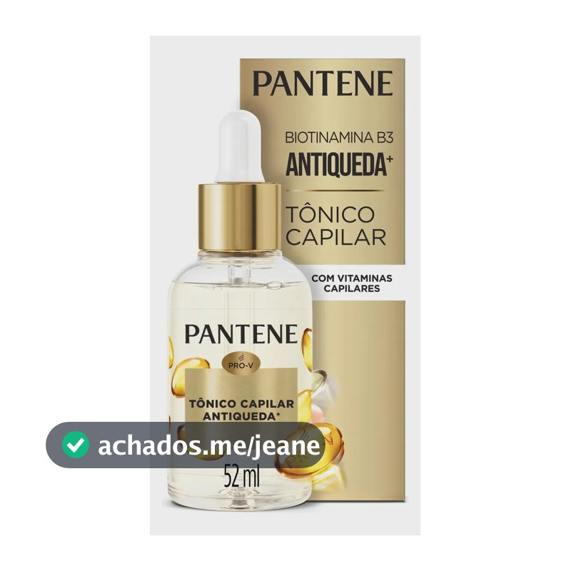 Tônico Capilar Pantene Antiqueda Biotinamina B3 52ml