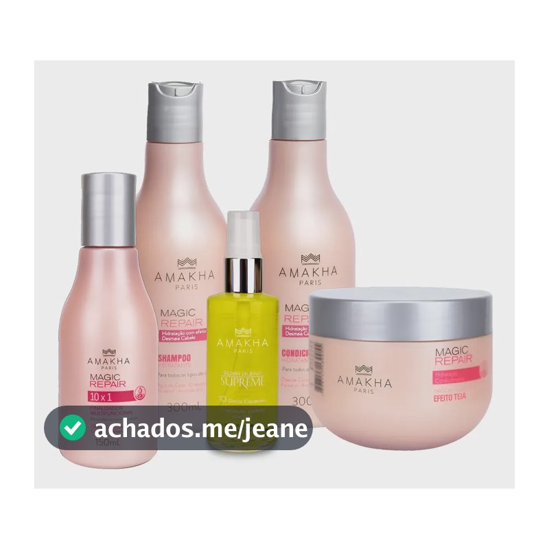 Kit Hidratação Profunda Magic Repair - Amakha Paris