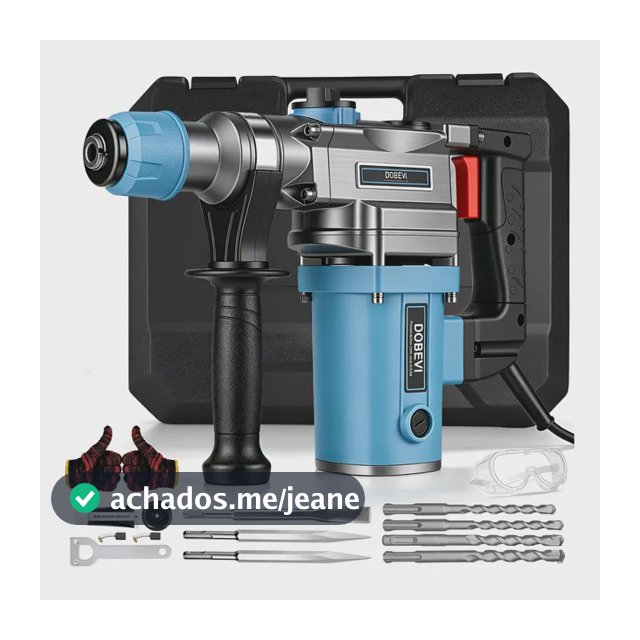 Martelete Perfurador Rompedor Professional Concreto Dobevi Azul-aço 110v 60hz