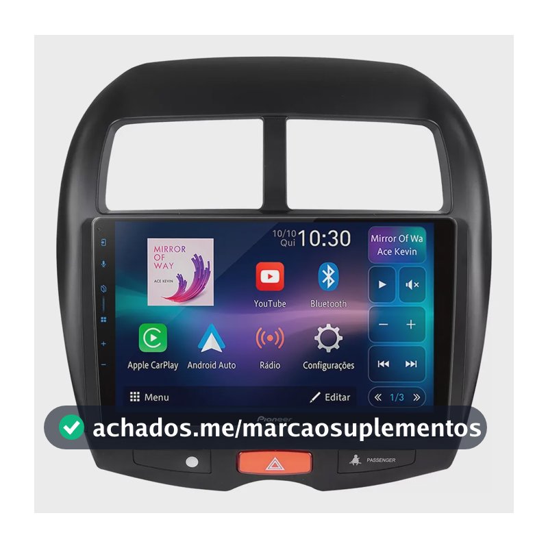 Central Multimidia Pioneer Asx 9p Carplay Android Auto Preto