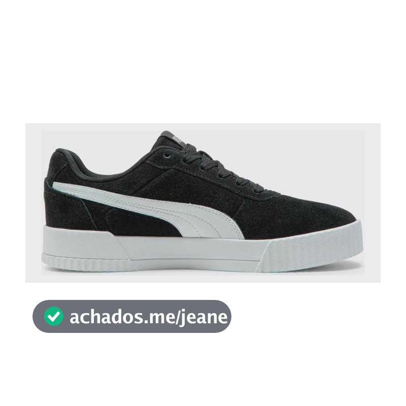 Tênis Feminino Carina Bdp Puma Preto Lisa 39 Br