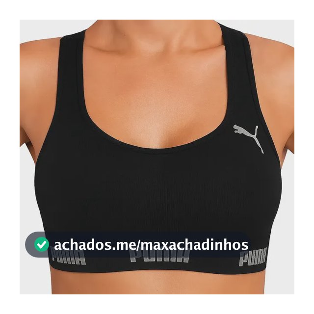 Top Puma Original Feminino Alta Sustentação Academia Fitness