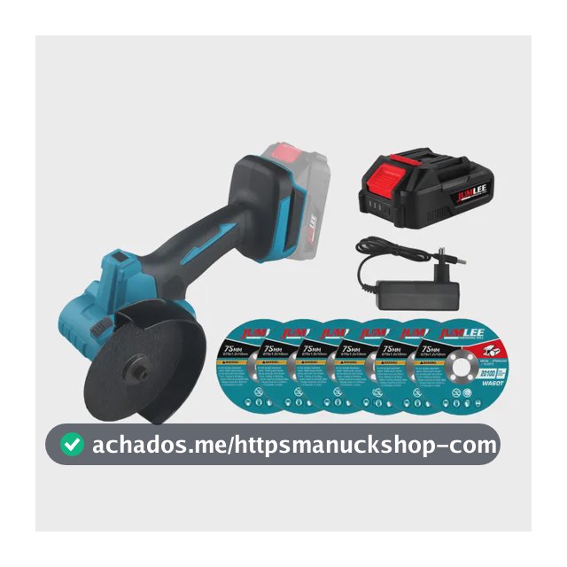 Esmerilhadeira Lixadeira Angular 36v Brushless Sem Fio Azul-celeste 127/220v 50hz/60hz