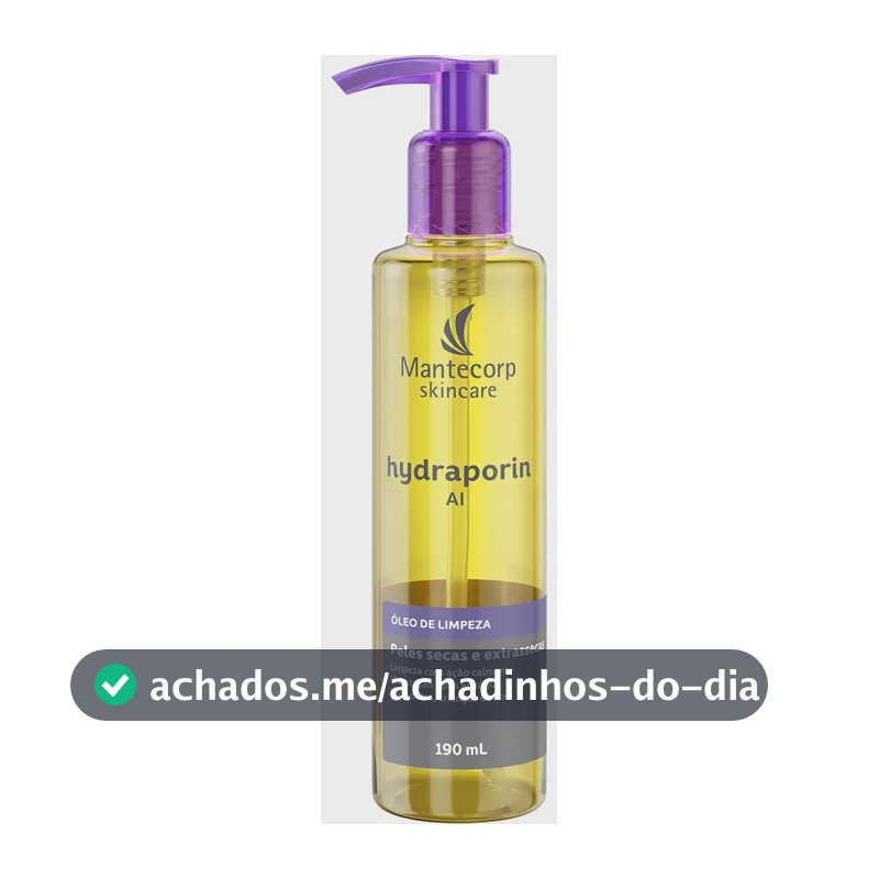 Óleo De Limpeza Mantecorp Skincare Hydraporin 190ml Sem Informação