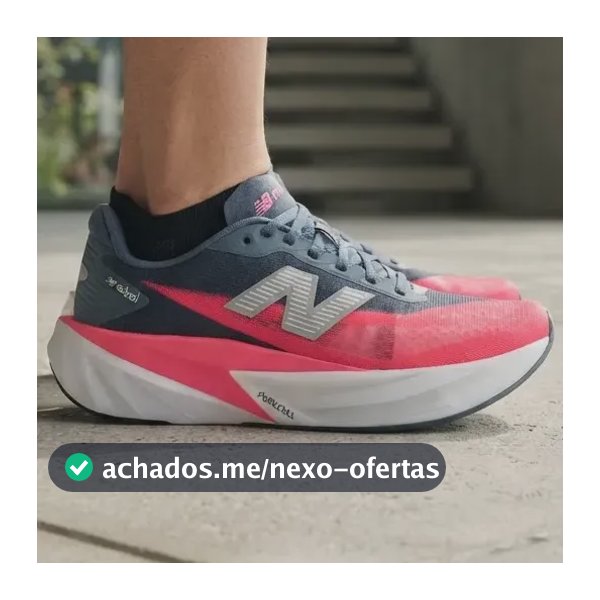 Tenis New Balance Fuelcell Rebel V5 Corrida Performance Marinho/rosa 37 Br