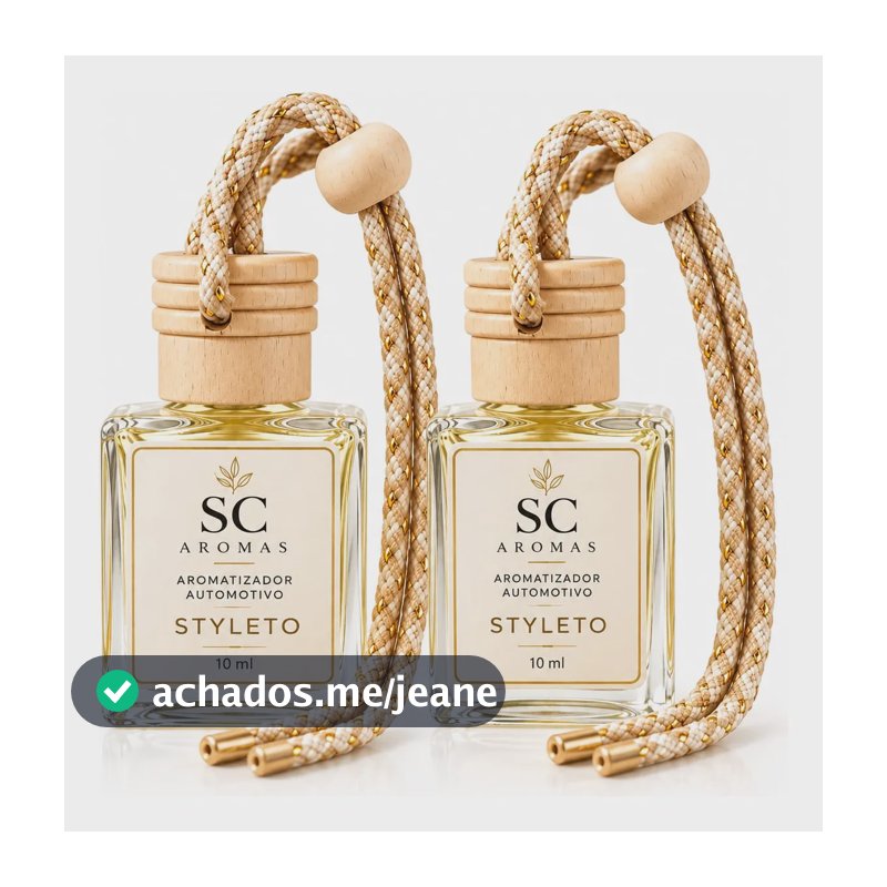 Aromatizador Automotivo Styleto Sc Aromas  10 Ml Transparente Styleto