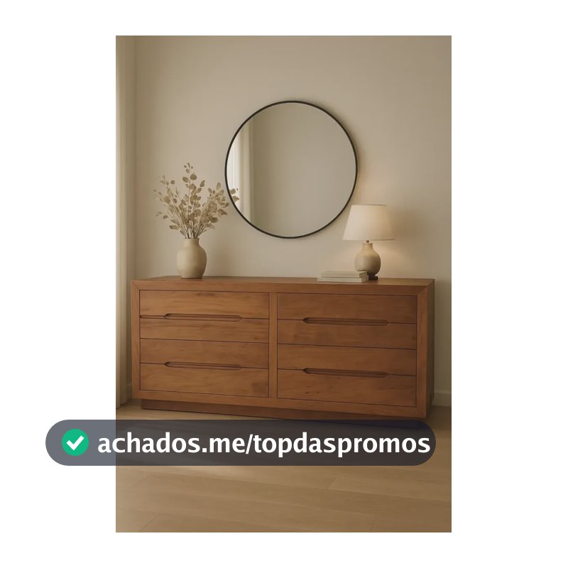 Cômoda 8 Gavetas Em Madeira Maciça Demolição Rústica Gaveta Marrom