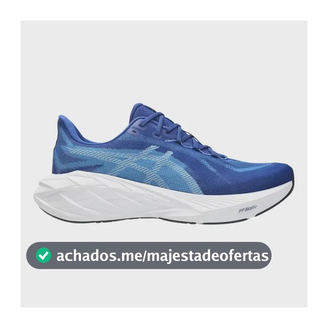 Tênis De Corrida Masculino Asics Dynablast 6 Se Original Azul/branco Liso 42