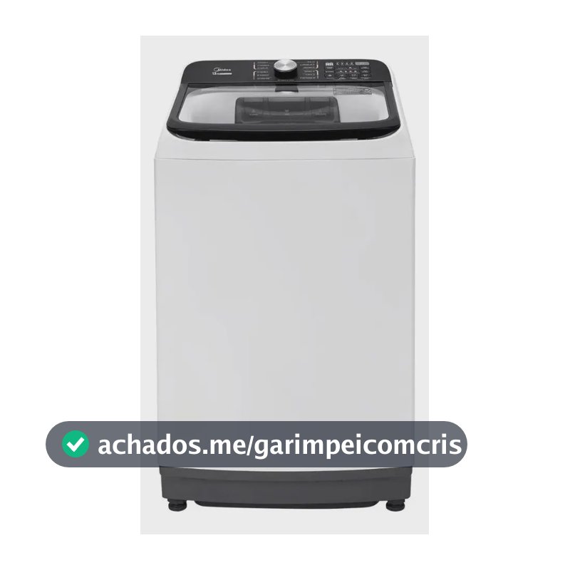 Lavadora De Roupas Midea Wave Agitator 13kg Branca 127v