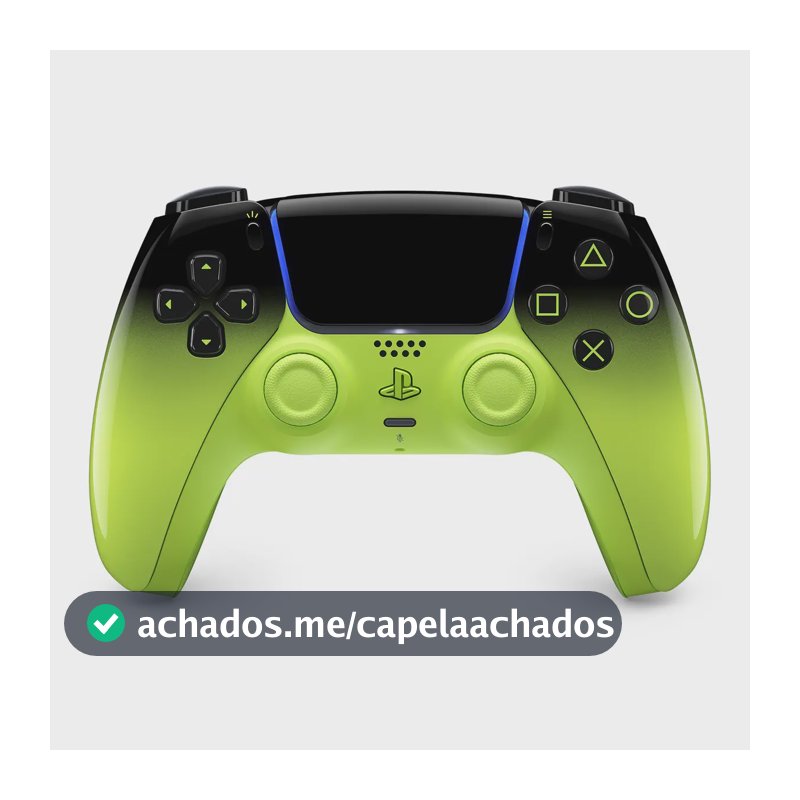 Controlador sem fio Dualsense Remix Green