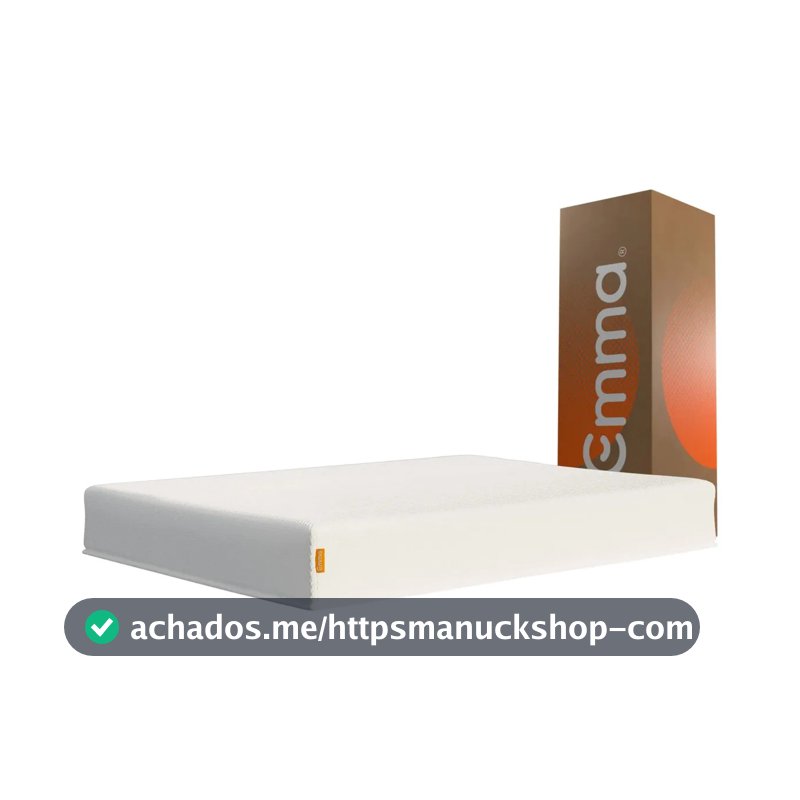 Colchão Casal Emma Basics 17 – 138x188cm - Espuma D28 17cm com Tecnologia Alemã, Embalado à Vácuo, Firmeza Ideal, Suporte Confortável