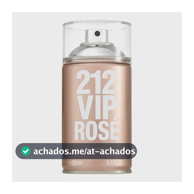 Carolina Herrera 212 Vip Rosé - Body Spray Feminino 250ml Única