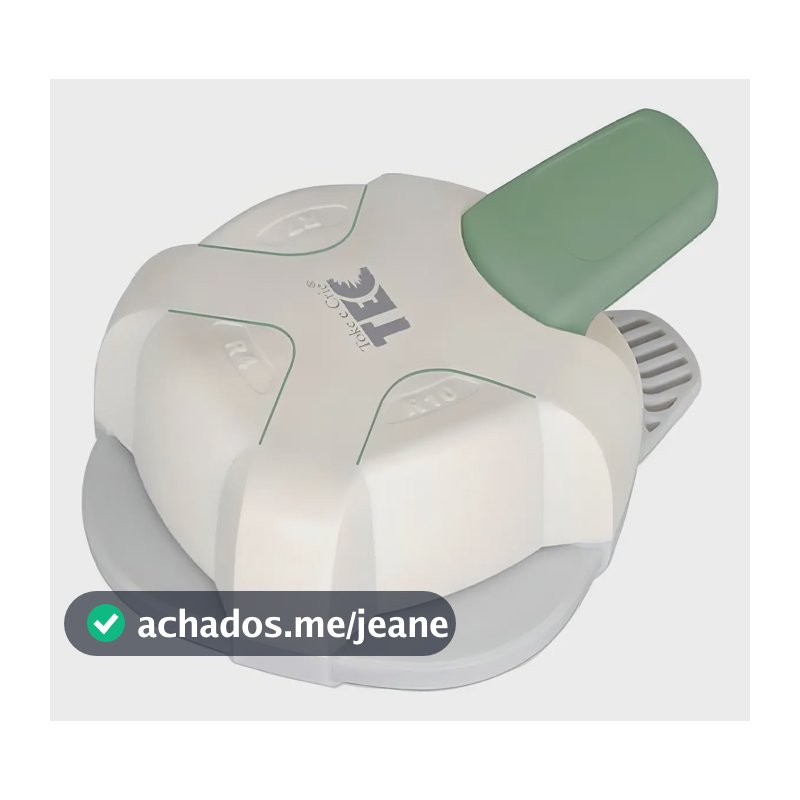 Furador Cantoneira Arredondada 3 Em 1 Toke Crie Tec 21876 Cor VERDE-BRANCO