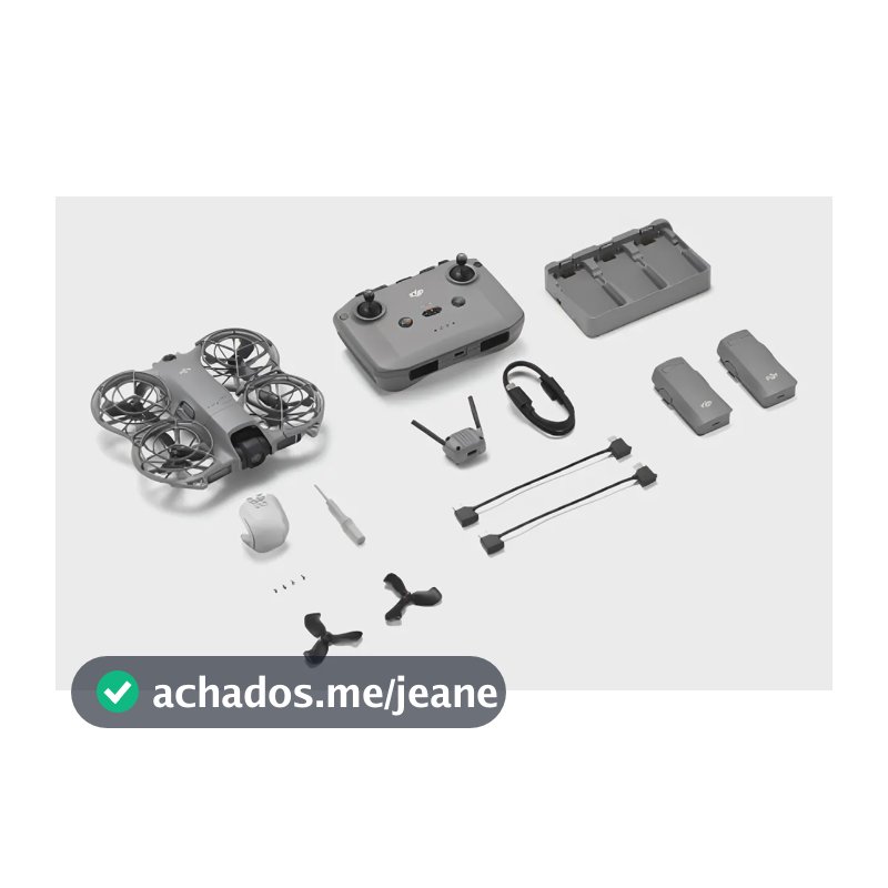 Drone Dji Neo 2 Fly More Combo Controle S/ Tela Br Cinza Cinza