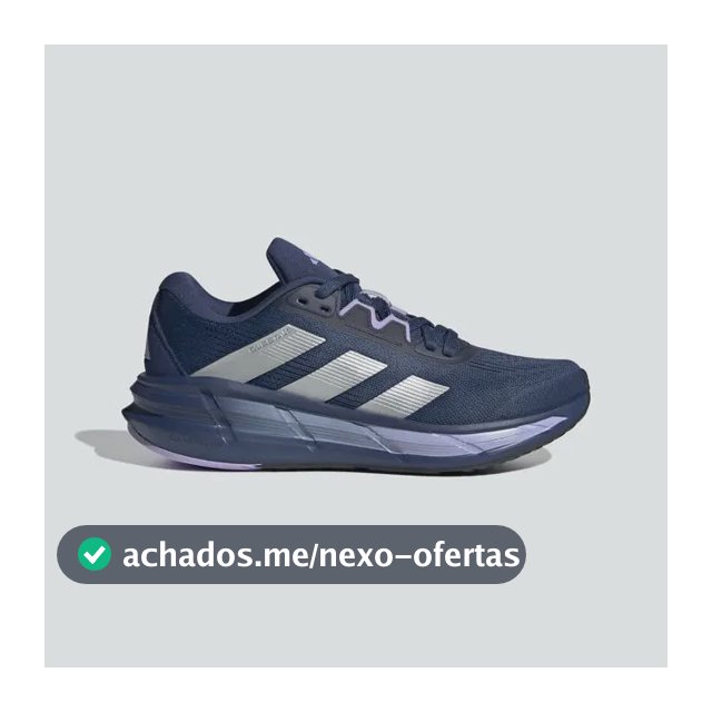 Tênis Feminino Questar 3 adidas Tecind/silvmt/glopur Liso 36 Br