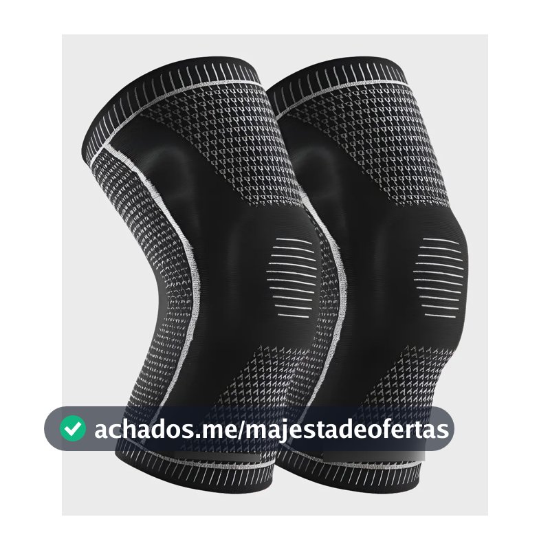 Kit 2 Joelheira Articulada Ortopédica Patelar Joelho Legfix
