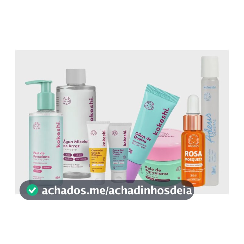 Kit Rotina Completa Skincare Kokeshi