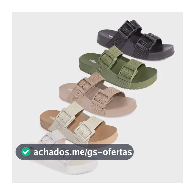 Sandália Melissa Cozy Slide M-lover Original 35849
