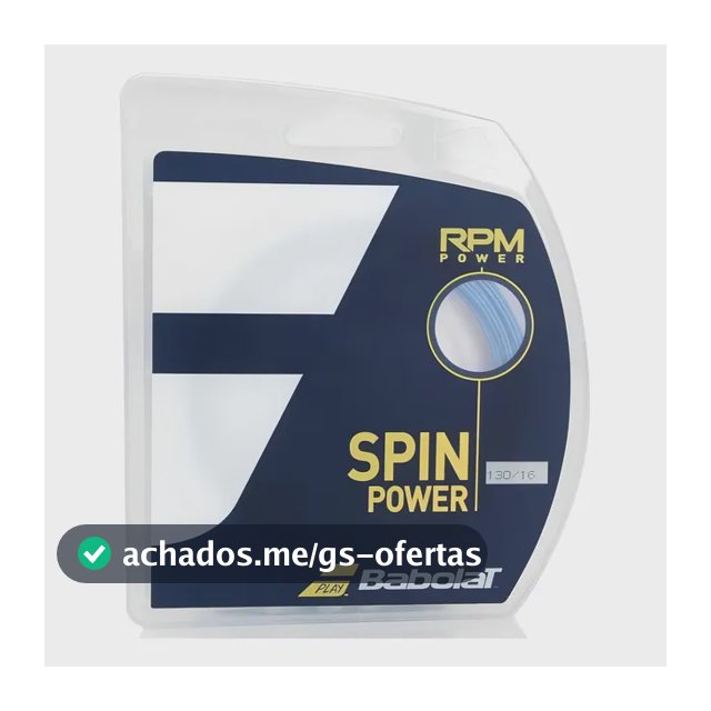 Corda Babolat Rpm Power Spin Power- 1.30 Mm - Set Individual