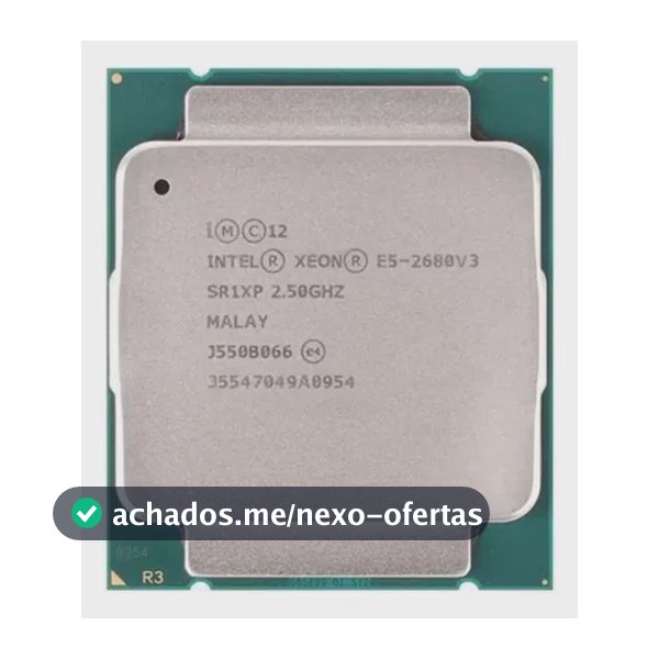 Processador Intel Xeon E5-2680 V3 12nucleos 3.3ghz Lga2011-3