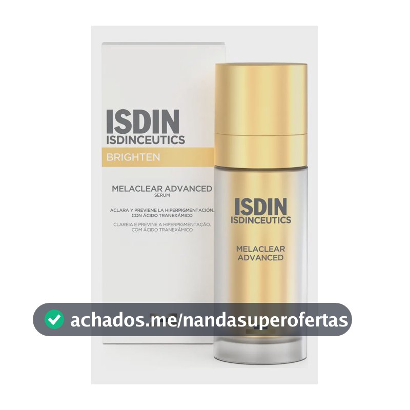 ISDIN Sérum Facial Clareador Anti-Idade Isdinceutics Melaclear Advanced - 30ml
